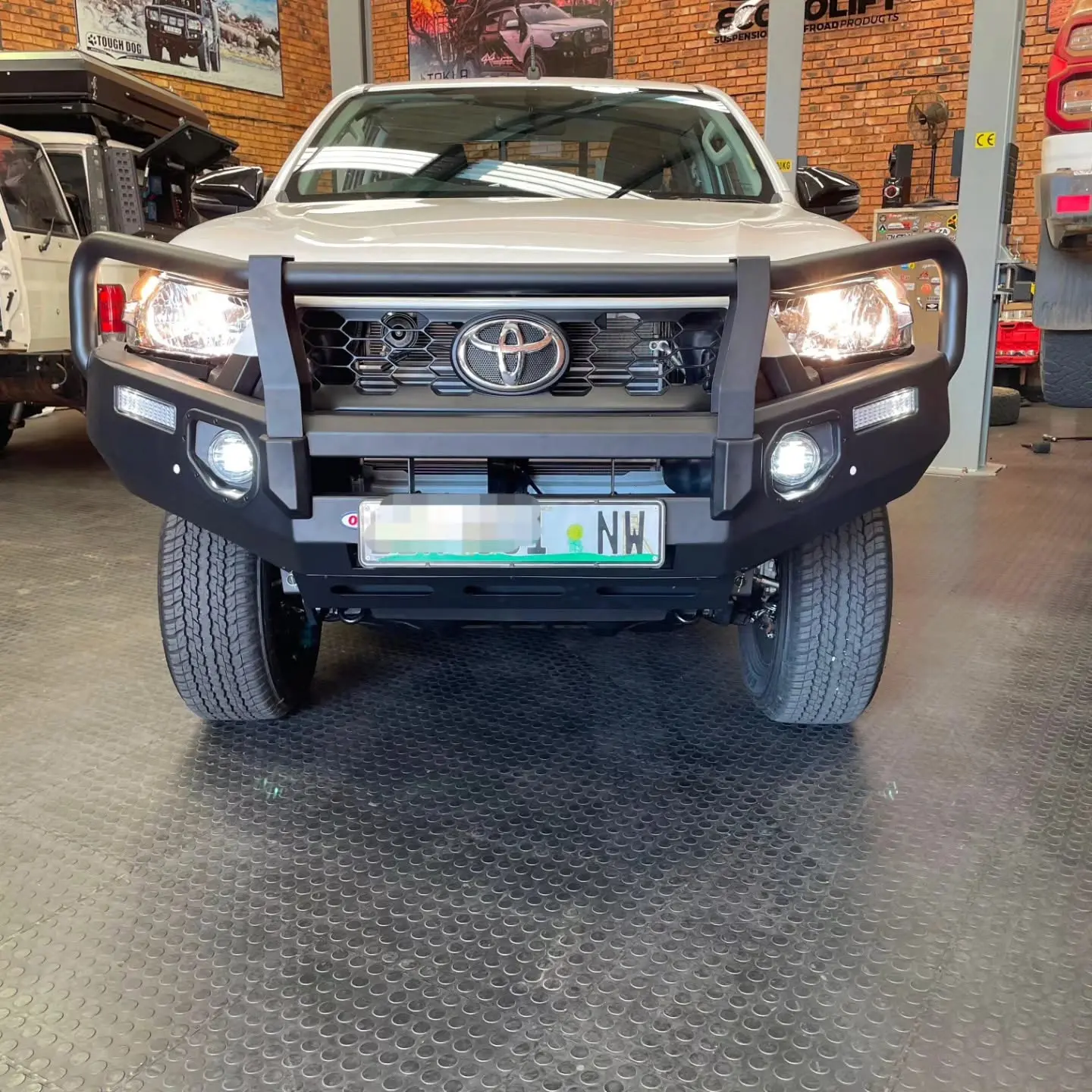 New Hilux Revo fitted with an Opposite Lock front replacement bumper.